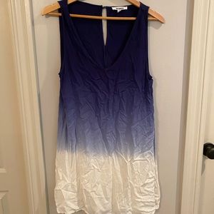 BB Dakota Jill Navy Ombré Swing Dress Small